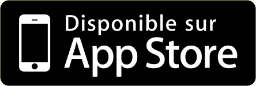 Bouton disponible sur App Store